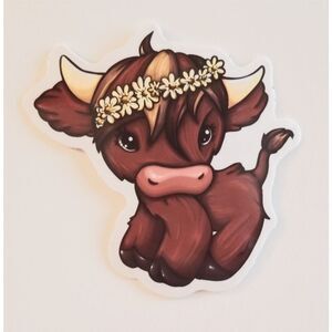 Cute‎ Baby Cow Sticker